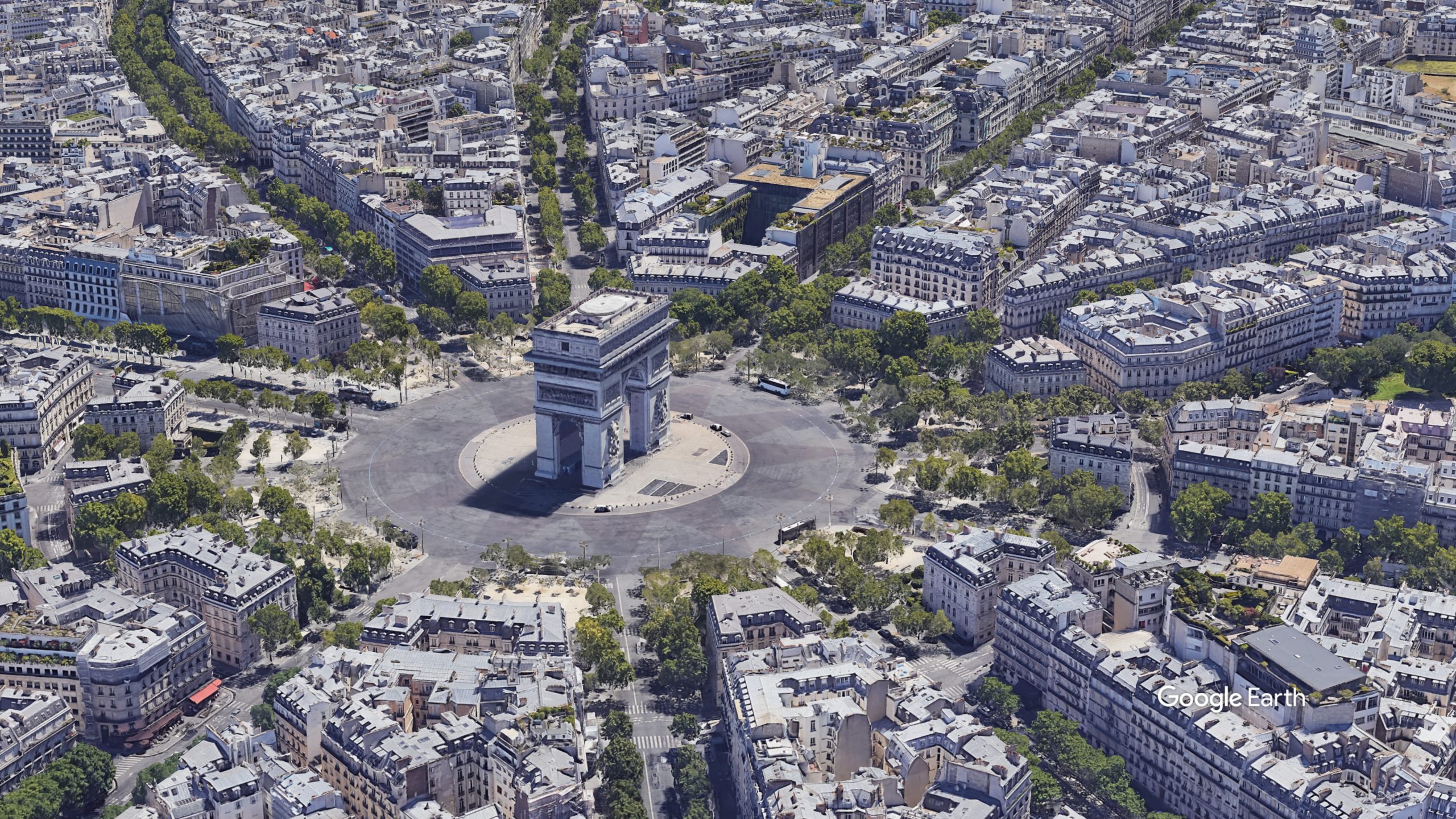 Paris Place De Letoile Arc De Triomphe 4k Tomy Stere