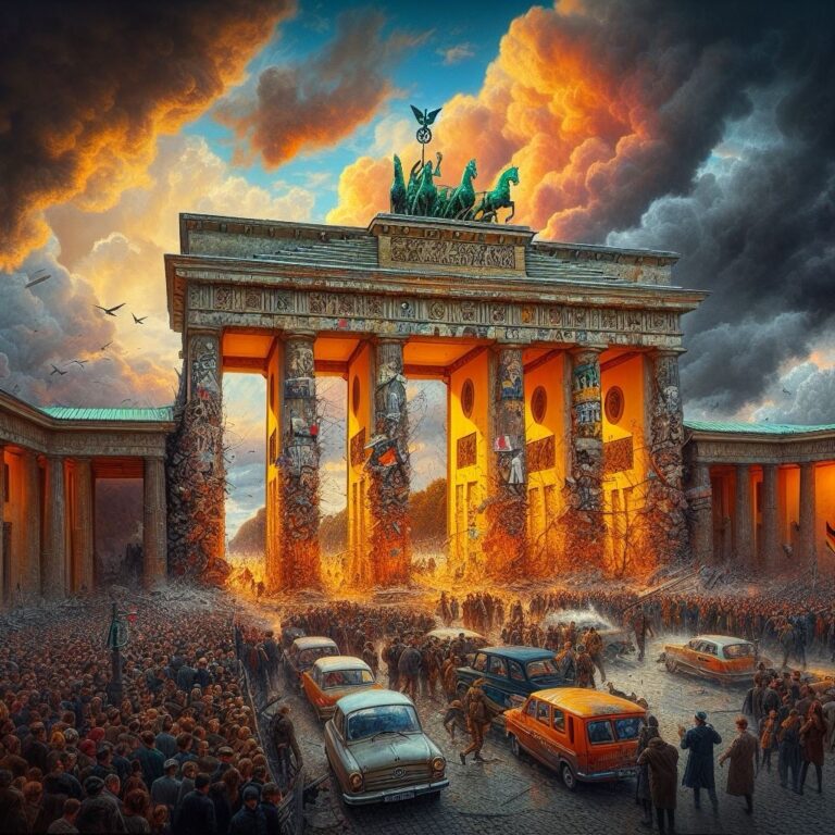 La chute du mur de Berlin : un tournant historique.