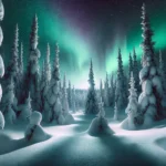 La vie pendant la nuit polaire