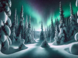 La nuit arctique aurore boréale